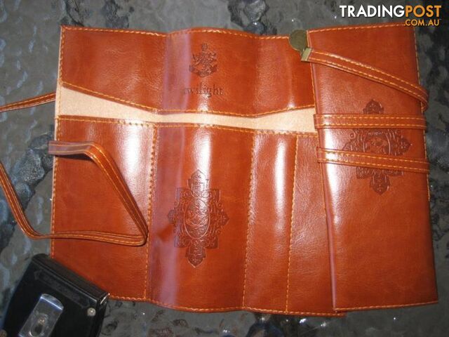 2 Twilight crest leather look pencil case wallet make up pouch - photo 2 of 6