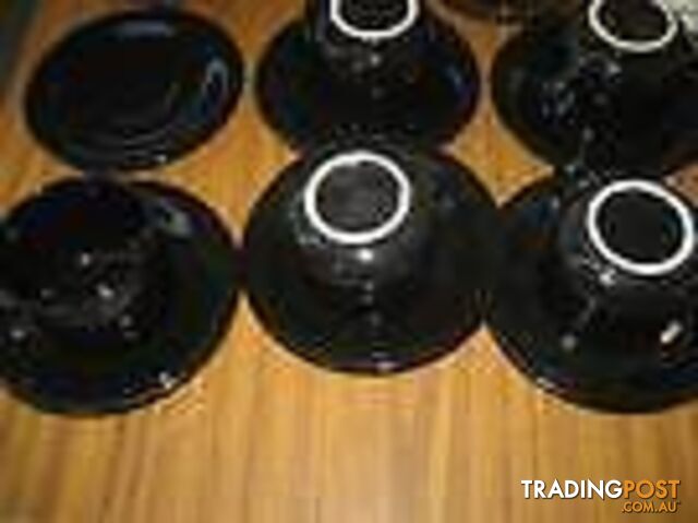 3 DIFFERENT TEA CUPS WITH SAUCERS 's SETS ( Italian-France...) - photo 3 of 5