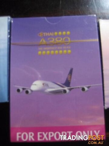 Sealed Thai Airlines A380 Playing Cards Souvenir