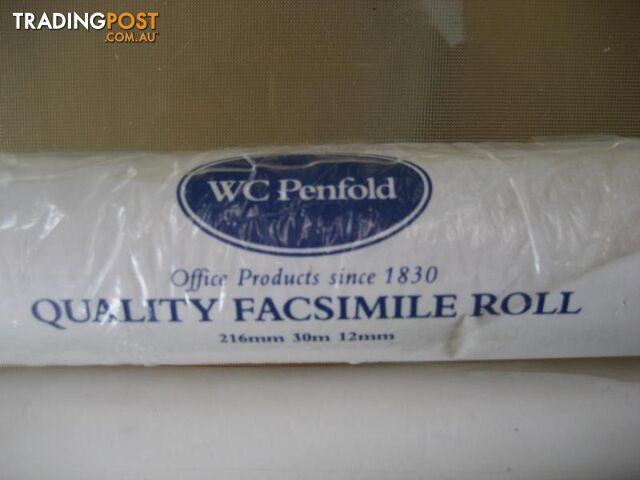 WC Penfold - FACSIMILE ROLL