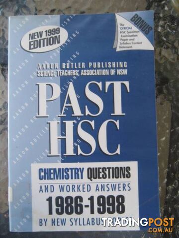 PAST HSC CHEMISTRY QUESTIONS******1998 by NEW SYLLABUS TOPICS