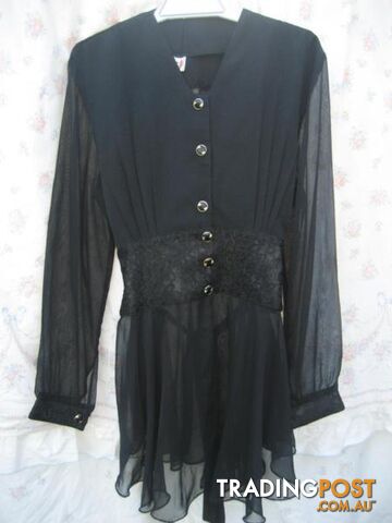 Women's black Blouses sz 40 - photo 2 of 10