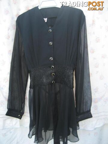 Women's black Blouses sz 40 - photo 4 of 10