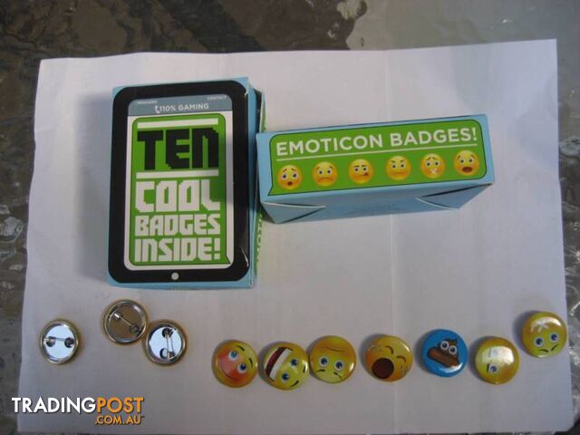 2 Box - Ten Cool Badges each - UK -$10 Both - photo 4 of 4