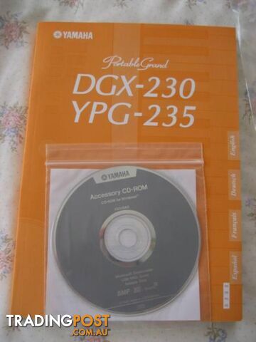 YAMAHA DGX- 230 Owner's Manual And CD
