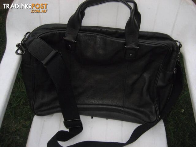 SABA Laptop black Leather Bag - photo 5 of 10