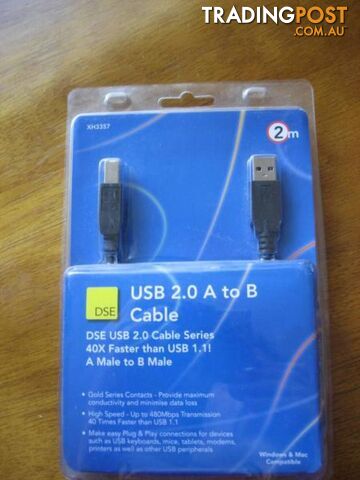 USB 2.00 A to B Cable