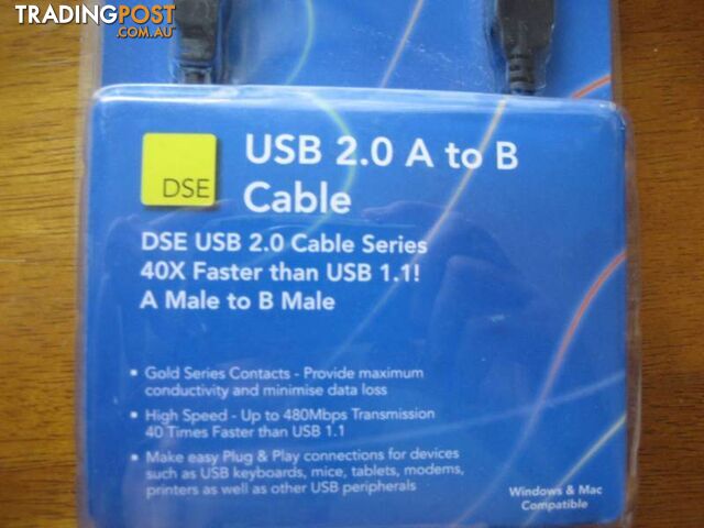 USB 2.00 A to B Cable - photo 3 of 4