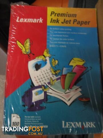 Premium Ink Jet Paper for Lexmark Canon, Epson & Hewlett Packard