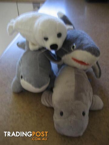 4 SOFT TOYS ANIMALS For $40