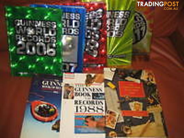 8 books - Guinness Book of Records