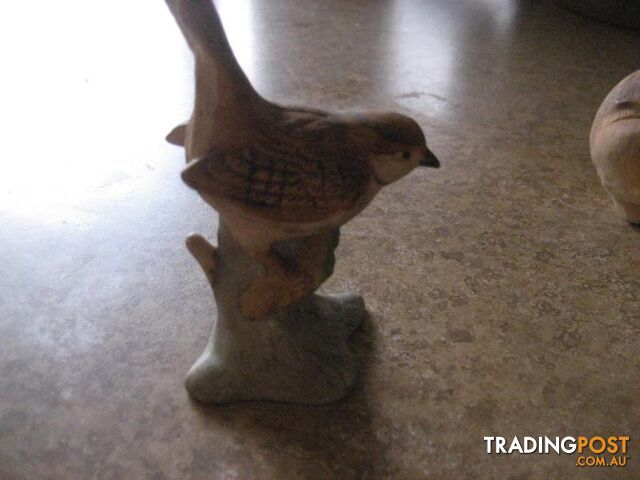 4 Antique figurine bird ,cat and bear - photo 3 of 6