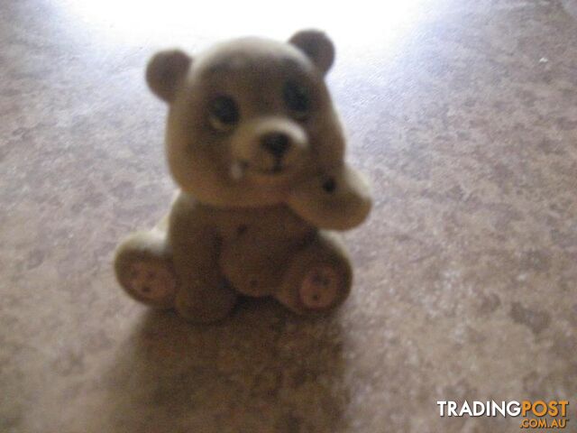 4 Antique figurine bird ,cat and bear - photo 4 of 6