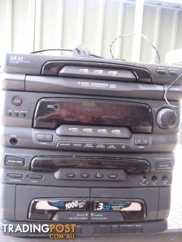 Vintage AKAI Compact Disc Cassette Receiver Model ac - M 1000 - photo 5 of 6