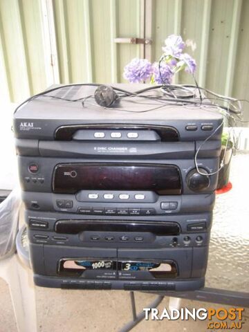 Vintage AKAI Compact Disc Cassette Receiver Model ac - M 1000 - photo 4 of 6