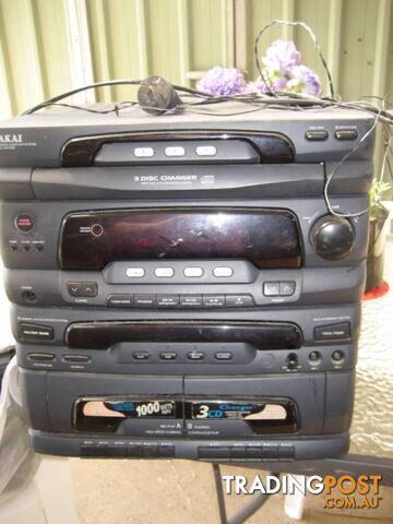 Vintage AKAI Compact Disc Cassette Receiver Model ac - M 1000 - photo 2 of 6