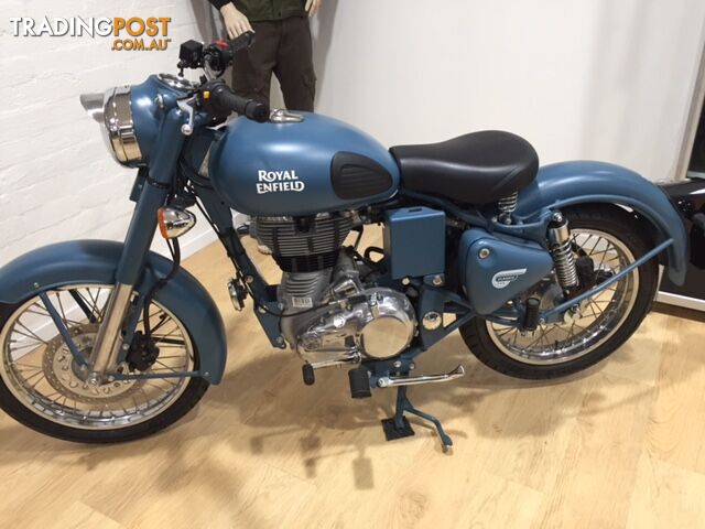 2016 ROYAL ENFIELD (SEE ALSO ENFIELD) CLASSIC SQUADRON BLUE 500CC ROAD