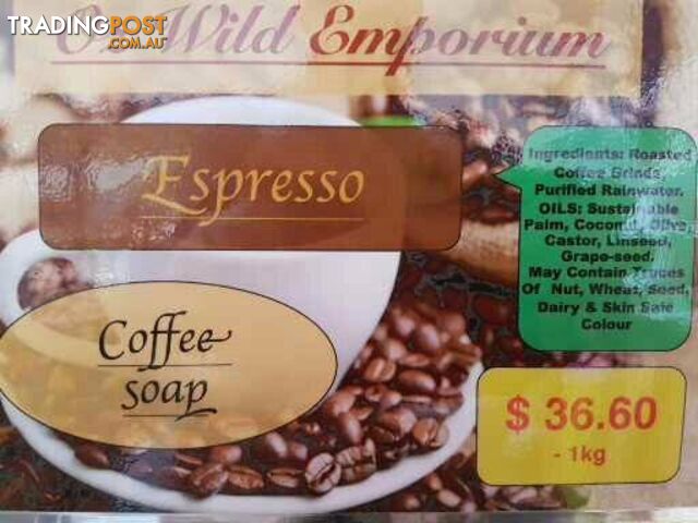 Espresso Coffee Soap Handmade NaturalManufacturers Wholesale Geelong