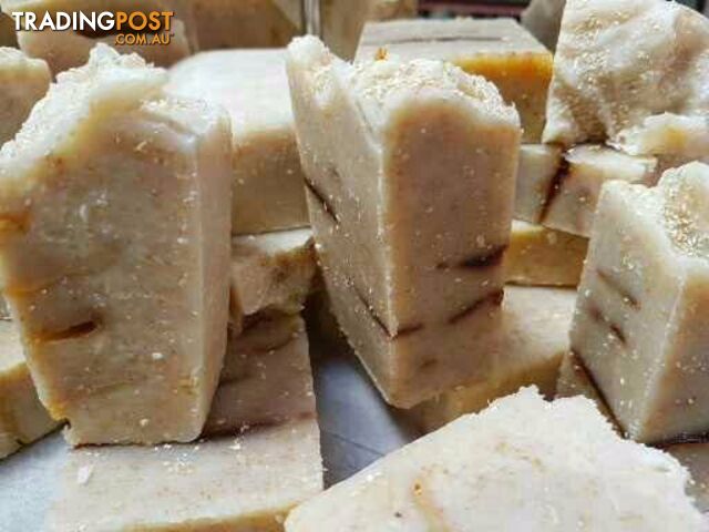 Honey Oat Milk & Bran Soap Handmade Natural Manufacturers Wholesale Geelong