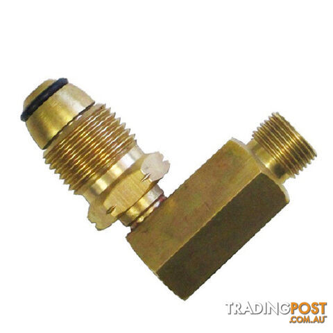 Gasmate Apator 90 Converts POL Outlet to a 3/8" BSP LH Outlet