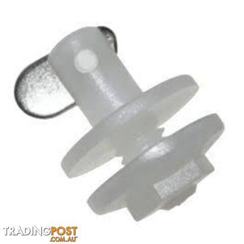 Supex T-Toggle with Metal Flipper - White