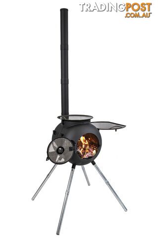 Ozpig Series 2 Portable Wood Fired BBQ Stove and Heater (Display model)