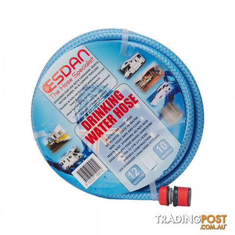 Supex Drinking Water Hose inc Fittings - 20m