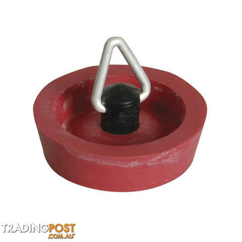 Coast to Coast Red Rubber Sink Plug 25mm with Pull Shackle