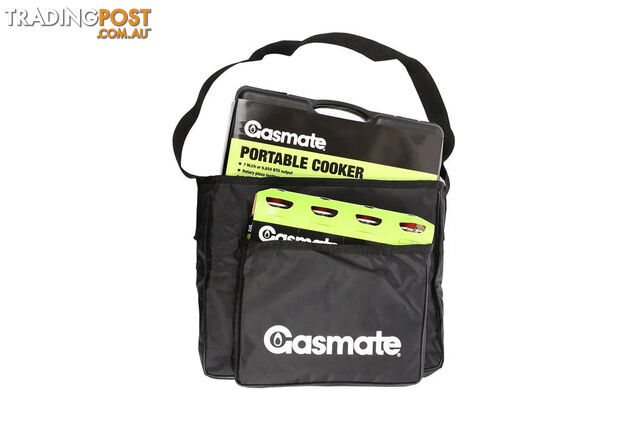 Gasmate Portable Cooker, Stove Top Grill & Cartridges Carry Bag