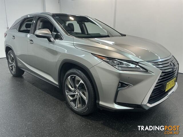 2016 LEXUS RX 450H LUXURY HYBRID GYL25R 4D WAGON