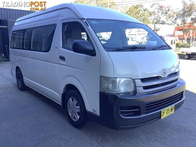 2009 TOYOTA HIACE COMMUTER TRH223R MY07 UPGRADE BUS