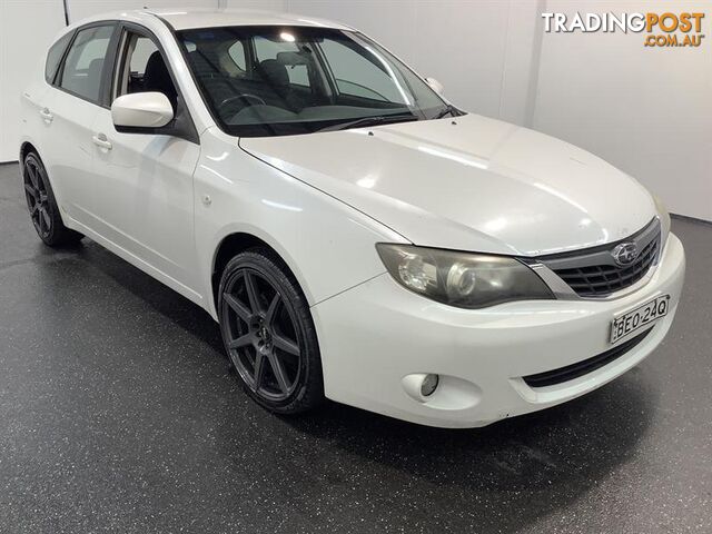 2007 SUBARU IMPREZA RX (AWD) MY08 5D HATCHBACK