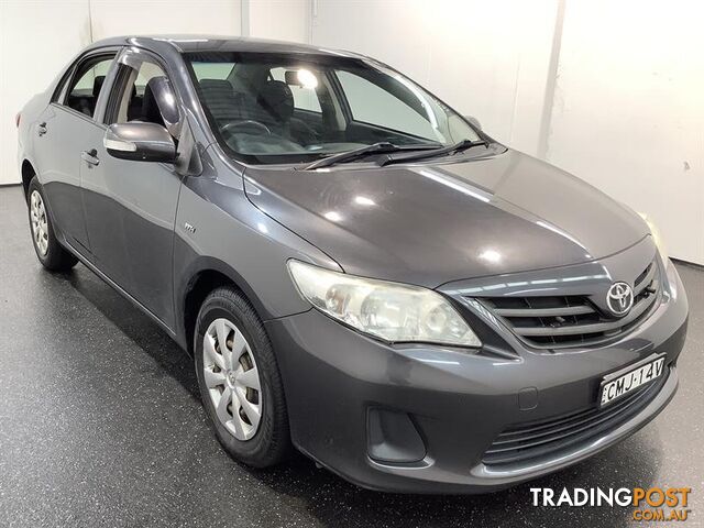 2012 TOYOTA COROLLA ASCENT ZRE152R MY11 4D SEDAN