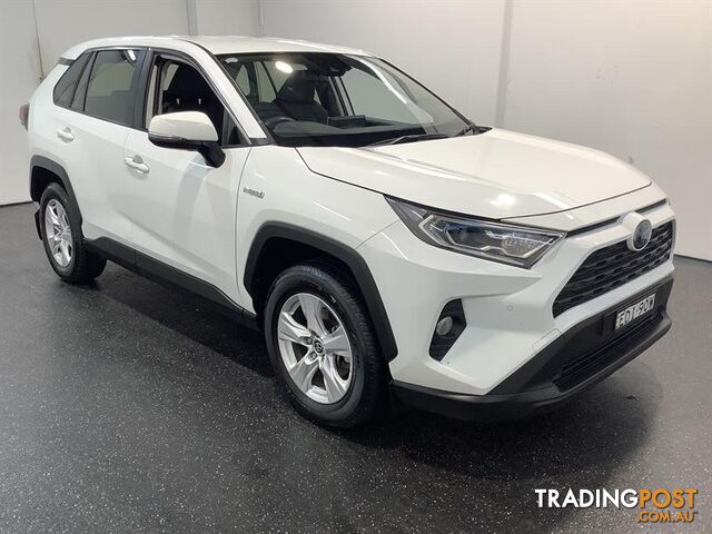 2019 TOYOTA RAV4 GX (AWD) HYBRID NAV AXAH54R 5D WAGON