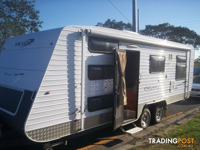 GALAXY - Odyssey, 5 Berth Caravan, island Bed, A/C, TRIPLE BUNKS, ENSUITE