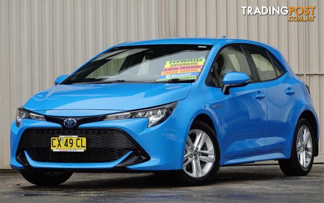 2020 TOYOTA COROLLA ASCENTSPORTHYBRID ZWE211R 5D HATCHBACK