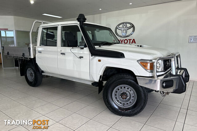 2019 TOYOTA LANDCRUISER WORKMATE 4.5L TUAL DUALCHASSIS  CAB CHASSIS