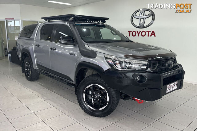 2019 TOYOTA HILUX 4X4 RUGGED X 2.8L T DOUBLE  UTE