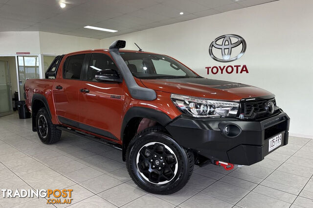 2019 TOYOTA HILUX 4X4 RUGGED X 2.8L T DOUBLE  UTE