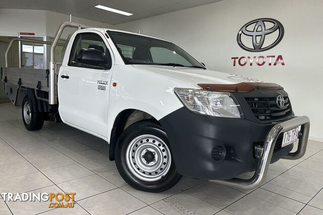 2013 TOYOTA HILUX 4X2 WORKMATE SINGLE CAB CHASSIS  CAB CHASSIS