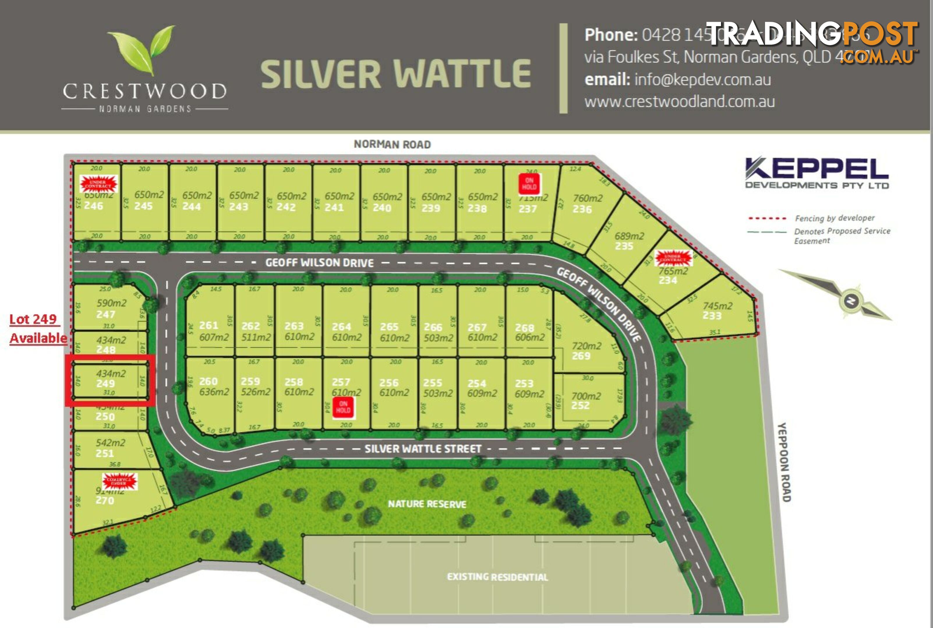 Lot 249 Silver Wattle Street NORMAN GARDENS QLD 4701