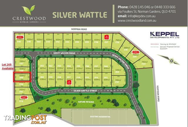 Lot 249 Silver Wattle Street NORMAN GARDENS QLD 4701