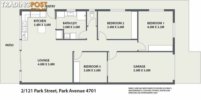 Unit 2/121 park street PARK AVENUE QLD 4701