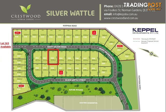 Lot 263 Geoff Wilson Drive NORMAN GARDENS QLD 4701