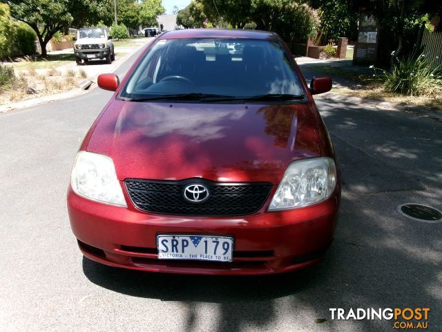 2004 TOYOTA COROLLA ASCENT ZZE122R ZZE122R 