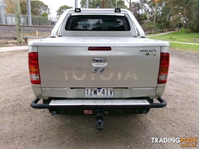 2009 TOYOTA HILUX SR5 DUAL CAB KUN26R MY09 KUN26R 