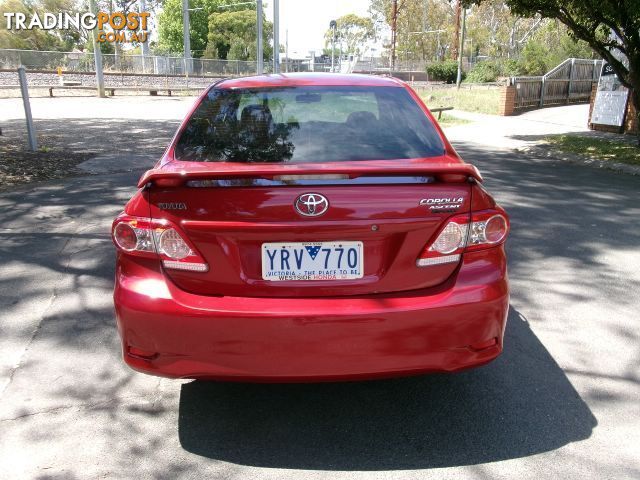 2011 TOYOTA COROLLA ASCENT SPORT ZRE152R ZRE152R 