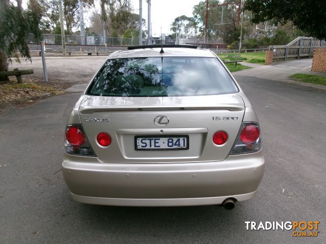 2004 LEXUS IS IS300 SPORTS LUXURY JCE10R MY04.5 JCE10R 