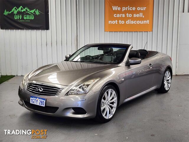 2010 INFINITI G37 SPREMIUM V36G 2D CONVERTIBLE