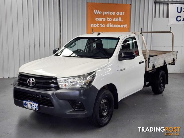 2017 TOYOTA HILUX WORKMATE TGN121R C/CHAS